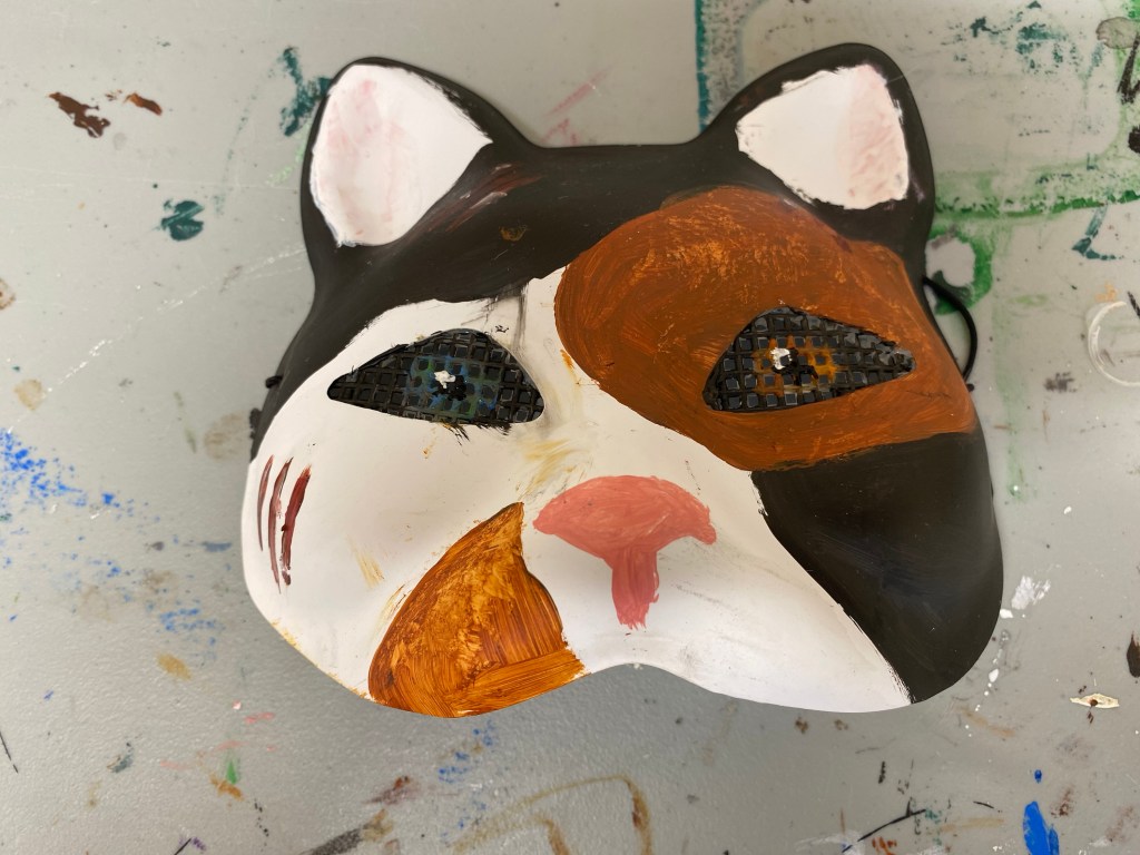 Therian mask calico cat water resistant